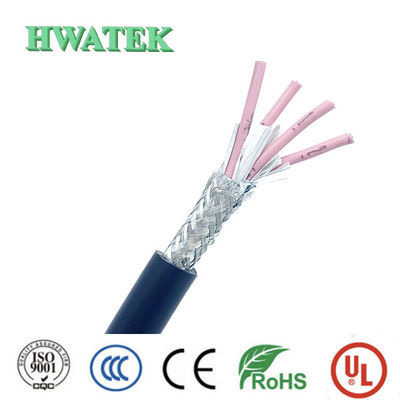 UL2103 1P×26AWG + 2C x 28AWG θωρακισμένο επικασσιτερωμένο χάλκινο πολύκλωνο καλώδιο με μόνωση XLPE, μανδύα PVC, 300V, 105℃, πλέξη, καλώδιο USB 2.0