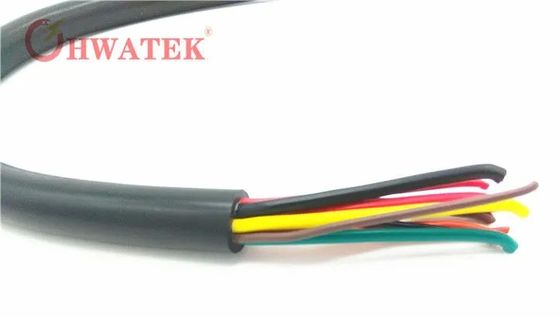 UL2517 4C×24AWG+W Βιομηχανικό ευέλικτο καλώδιο με μόνωση PVC και κάλυμμα για εφαρμογές 300V 105 °C