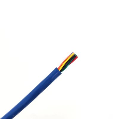 UL2587 4C × 16AWG γυμνό χαλκό με ράμματα βιομηχανικό ευέλικτο καλώδιο με μόνωση PVC και 600V 90 °C
