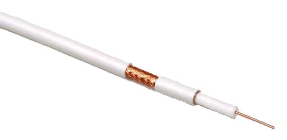30V 3.0-5.3mm JIS Braided Shielded Electrical Coaxial Cable for TV/AV Applications