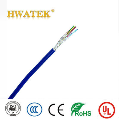 Ηλεκτρικό εύκαμπτο καλώδιο 150V UL2576 2C X 22AWG (7/0.254T) χάλκινο συρματόσχοινο καλώδιο με PVC μανδύα