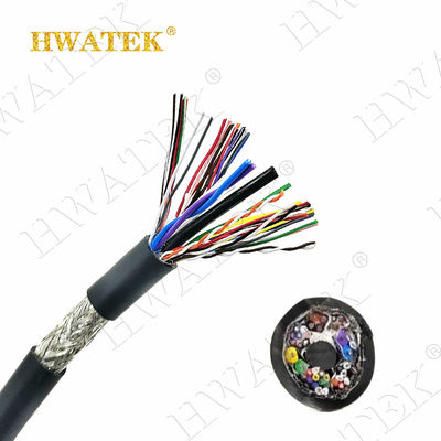 UL20276 Κουτιά Χαλκού 6C × 28AWG + 1P x 28AWG πλεγμένο 80 °C 30V PP μόνωση PVC καλώδιο