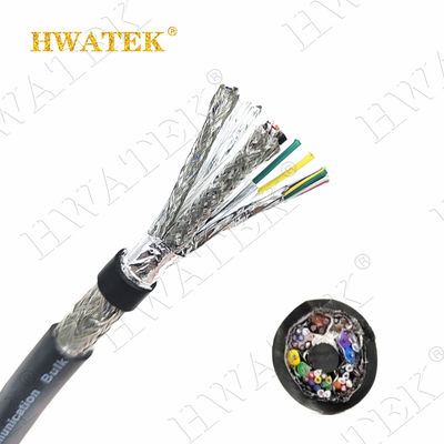 UL20276 Κουτιά Χαλκού 6C × 28AWG + 1P x 28AWG πλεγμένο 80 °C 30V PP μόνωση PVC καλώδιο