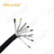 1P × 28AWG + 2C × 26AWG PVC Jacket Shield Multicore Cable UL 20276 Τενερωμένο χαλκό