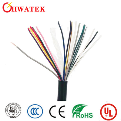 18Cx24AWG προστατευμένο γκρίζο FRLSH καλώδιο ATC επί παραγγελία