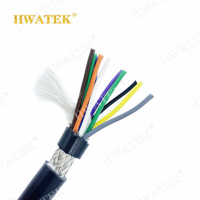 Προσαρμοσμένο 3×26AWG Τυφερωμένο Χαλκό Ελαστικό Βιομηχανικό Καλώδιο με Μόνωση PP και TPU Jacket 300V
