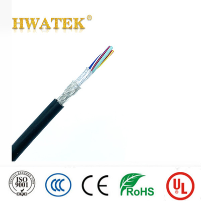 UL2464 PVC πλεξίματα προστατευμένο καλώδιο ηλεκτρικής ενέργειας 24-28AWG 300V βιομηχανικό σύρμα
